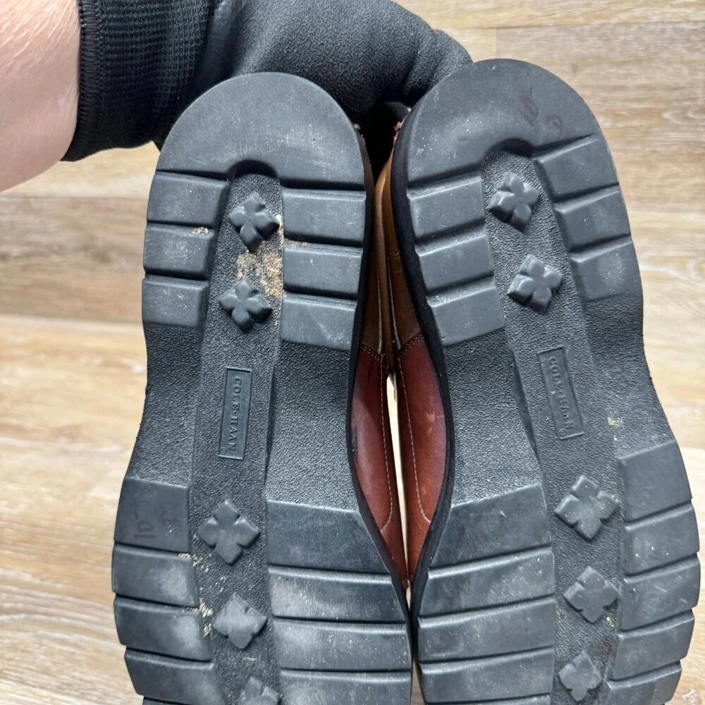 Cole Haan Country Brown Leather Deck Shoes See Pictures for Sizing